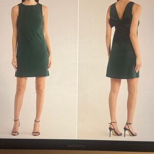 Vince Camuto Dark Green Mini Dress
